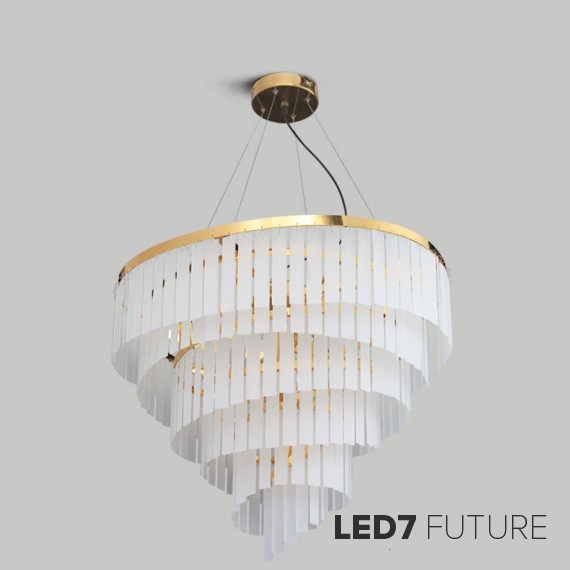 Loft Industry Modern - Wave Chandelier